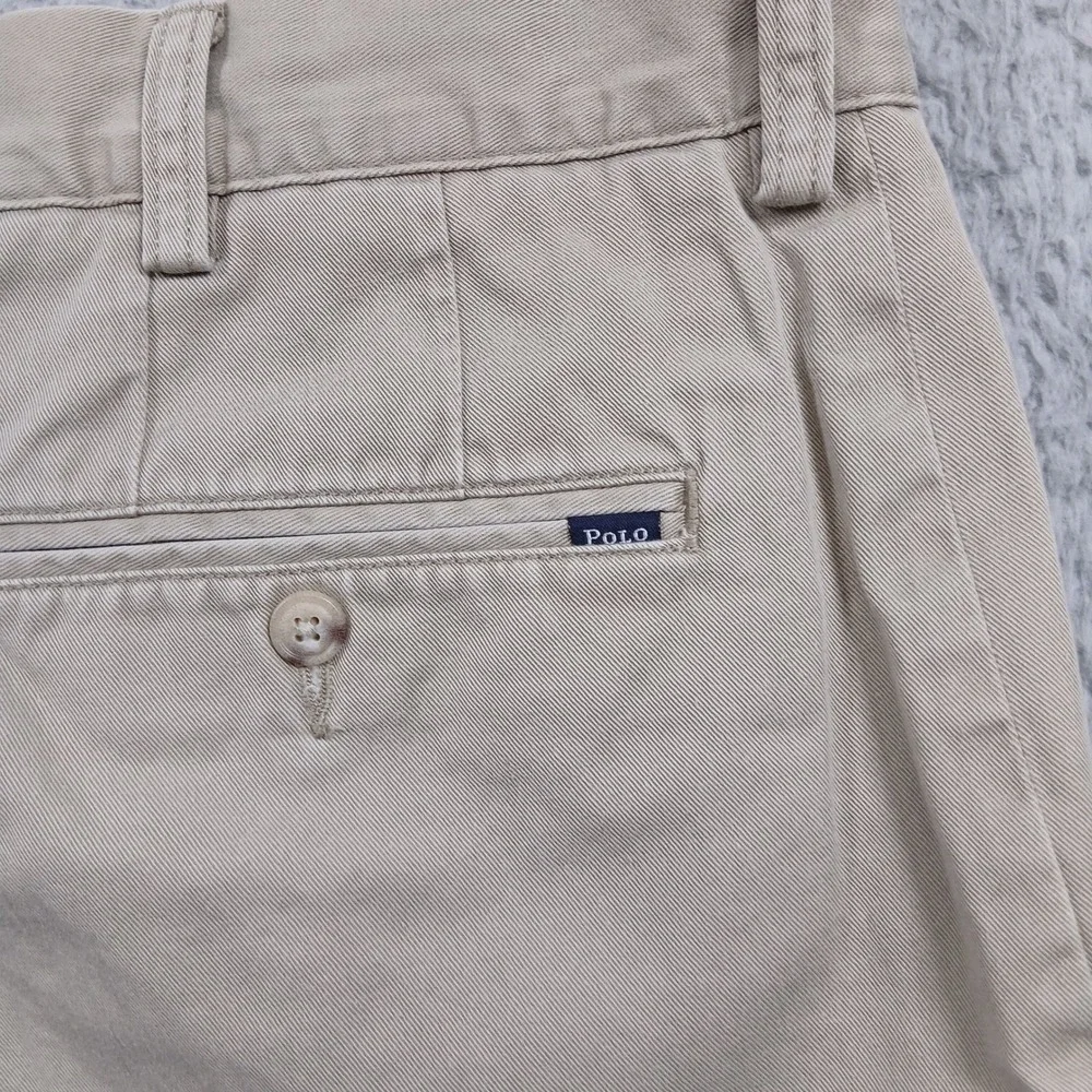 Polo Ralph Lauren Men's 36 Chino Shorts Tan Beige Classic Fit 9